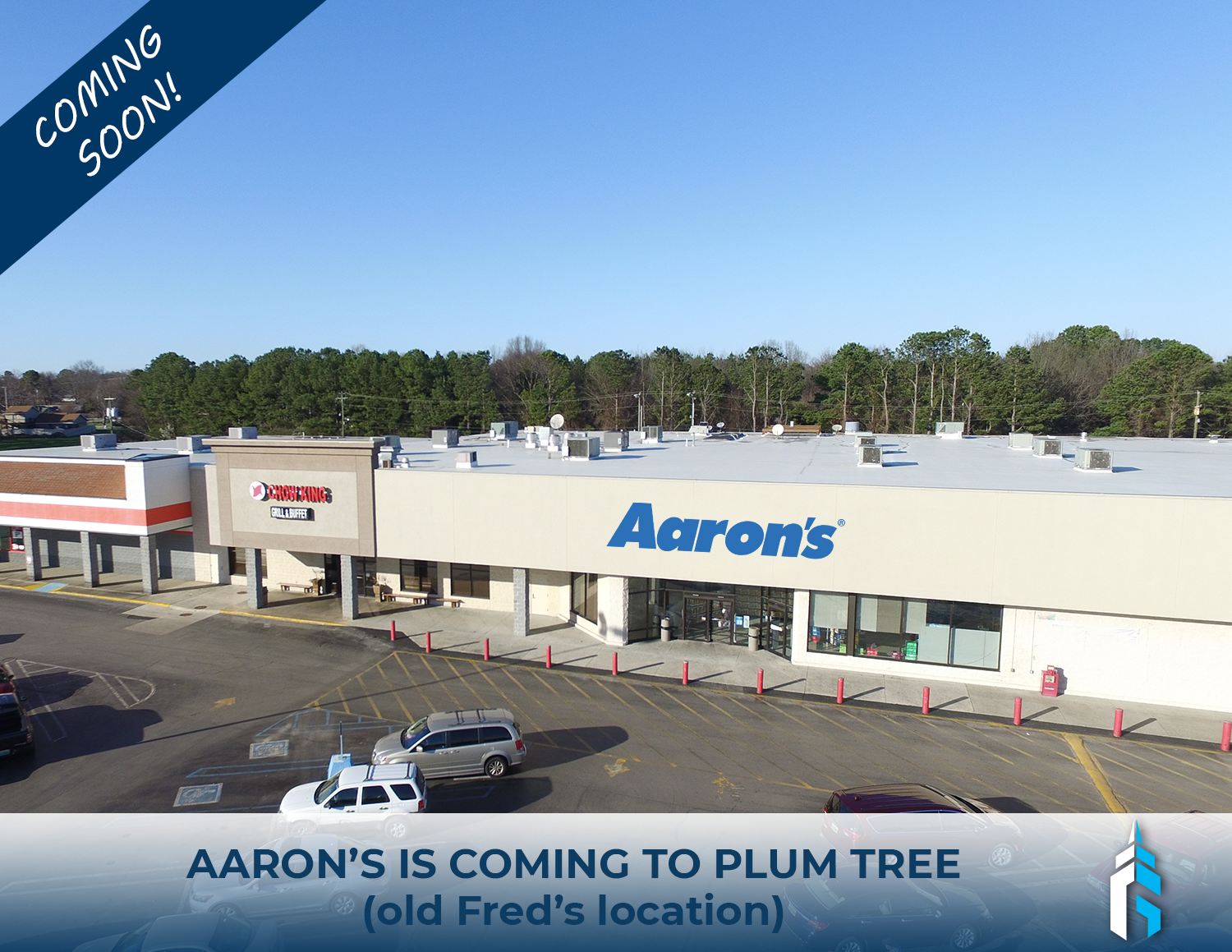 Aarons coming to Plum Tree